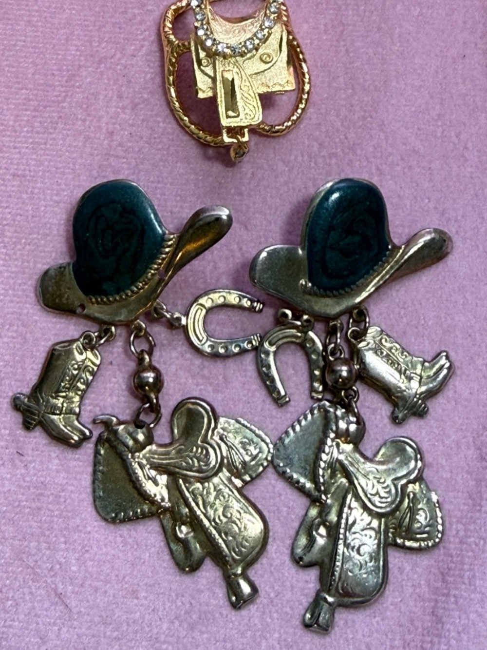 Vintage Cowboy jewelry lot
